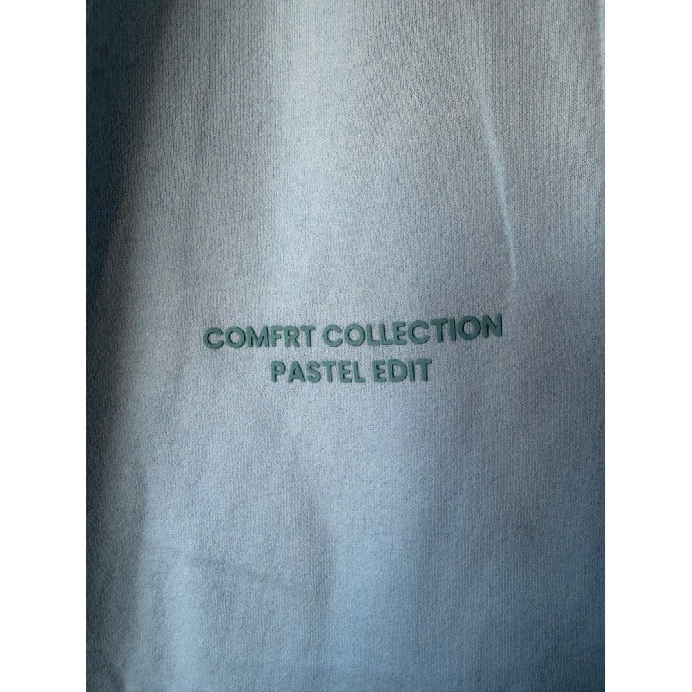 Comfrt Sweatpants XL Light Blue Pastel Edit Relaxed Fleece Joggers - Picture 2 of 5